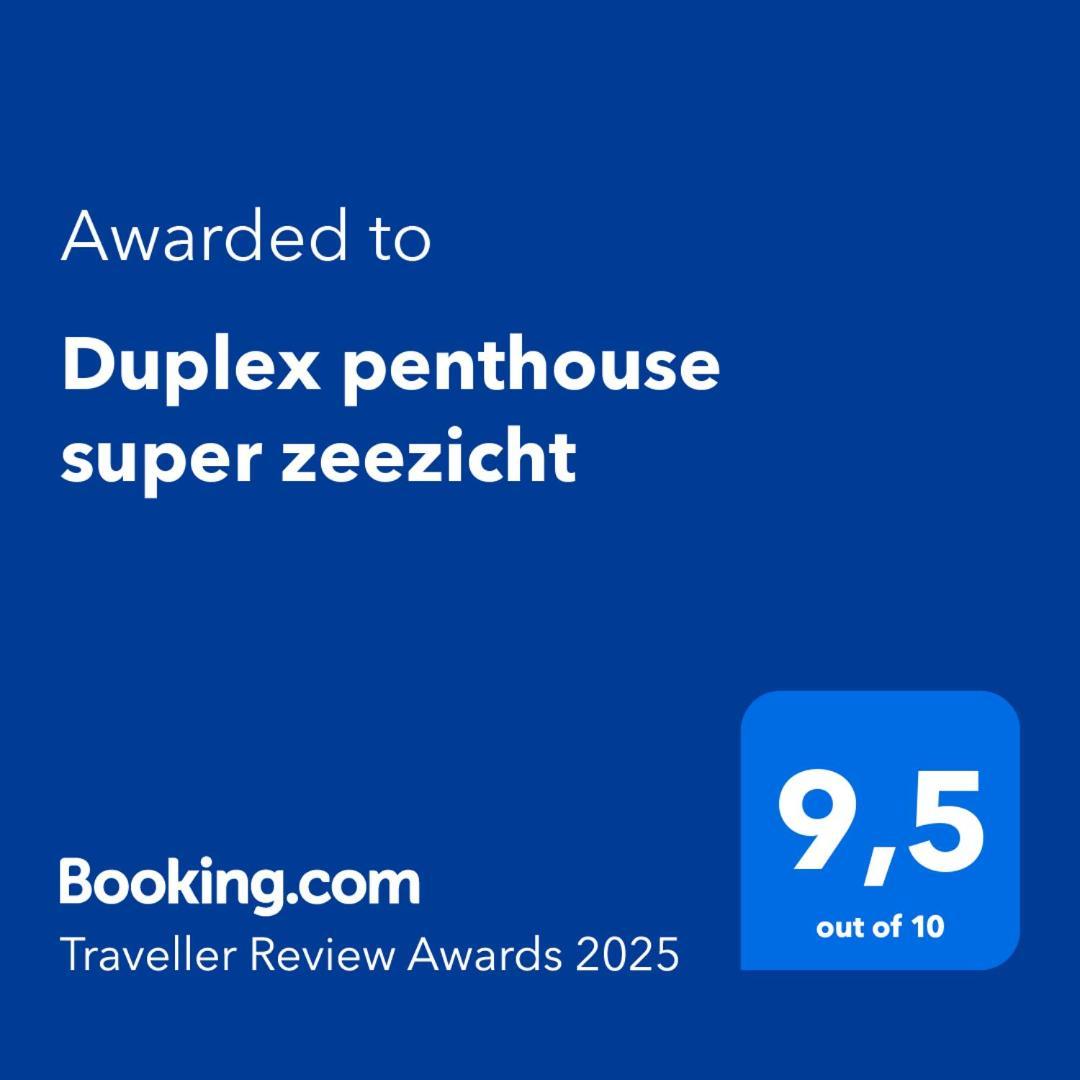 Апартаменты Duplex Penthouse Super Zeezicht Де Панбархат Экстерьер фото